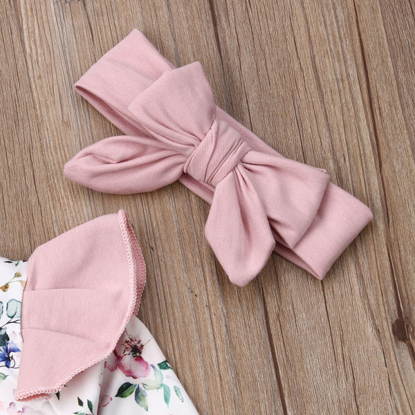 0 24M Toddler Baby Girl Clothes Sets Ruffles Long