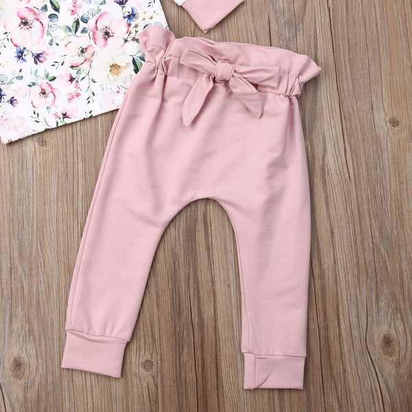 0 24M Toddler Baby Girl Clothes Sets Ruffles Long