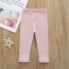 0 3Y Toddler Baby Girl Clothes Sets Solid Knitted