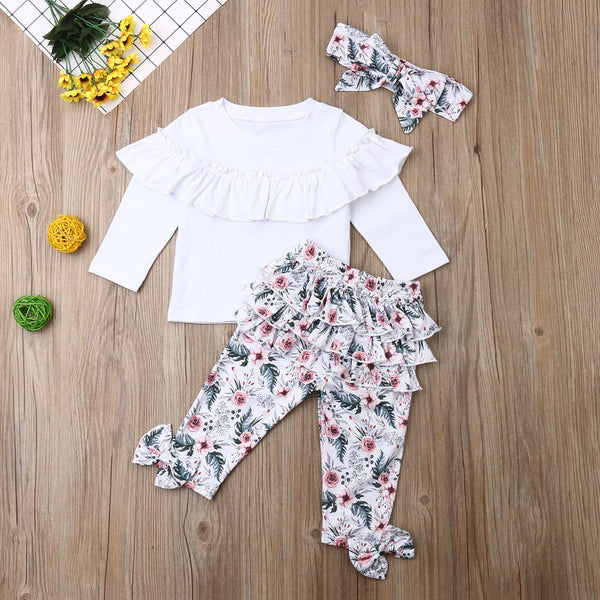 0 5Y Toddler Baby Girls Clothes Sets Autumn Winter