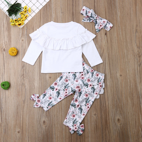 0 5Y Toddler Baby Girls Clothes Sets Autumn Winter