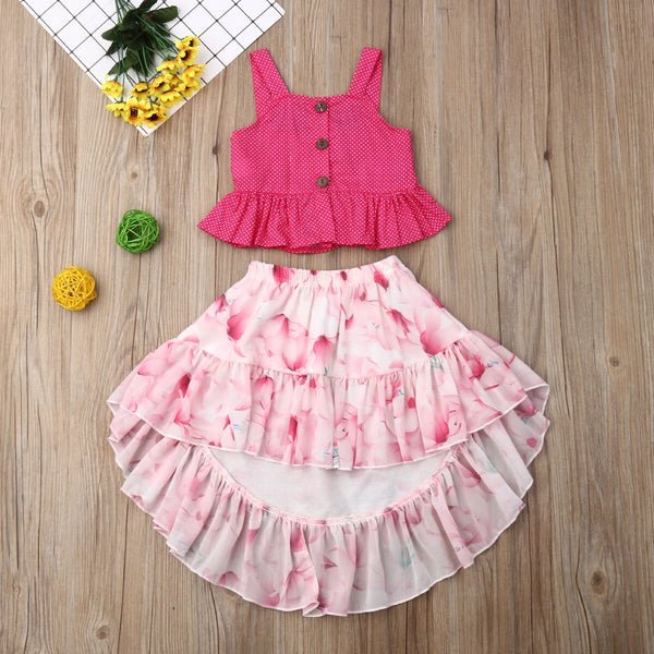 1 6Y Summer Toddler Baby Girl Holiday Boho Clothes
