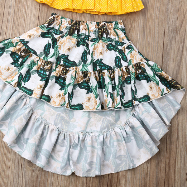 1 6Y Summer Toddler Baby Girl Holiday Boho Clothes