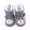 Wholesale autumn winter new bear knitting plus baby shoes, toddler