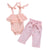 2Pcs Newborn Toddler Infant Baby Girl Clothes