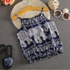 2Pcs Toddler Baby Girl Clothes Sets Elephant