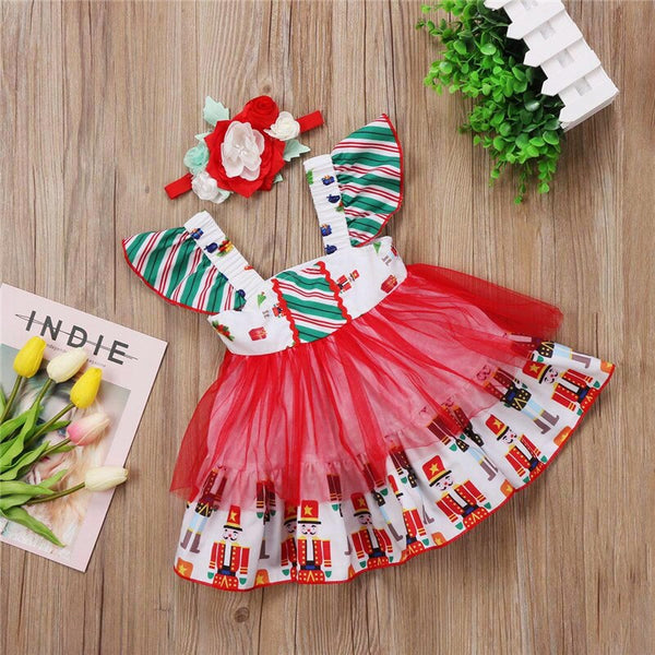 Baby Girl Chrustmas Clothes Dress Toddler Children