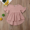 Baby Toddler Girls Clothes Mini Ruffled sleeve