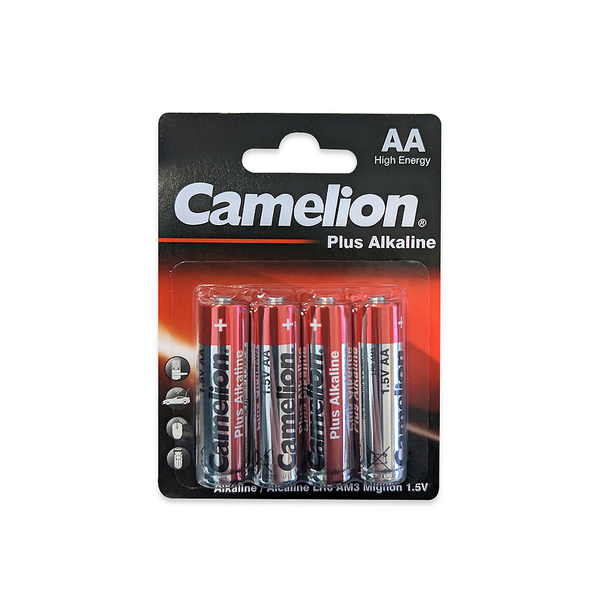 Camelion AA Plus Alkaline Blister Pack of 4