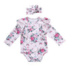Newborn Toddler Baby Girl One Piece Clothes Floral