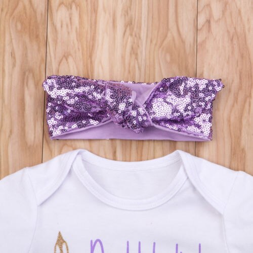 Newborn Toddler Floral Baby Girls Clothes Daddy's