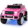 Ride On Cars Licensed Mercedes-Benz Maybach G650S 12V7AH Battery Powered Toy Electric Car for Kids with 2.4GHz Remote Control 2 Motors 3 Speeds Lock Music Horn LED Lights Pink