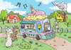 Alpaca Jigsaw Puzzle - Ice Cream Treat