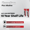 Camelion AA Plus Alkaline Blister Pack of 4
