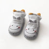 Baby Cartoon Embroidered Pattern Non-Slip Toddle Socks Shoes
