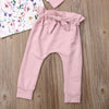 0 24M Toddler Baby Girl Clothes Sets Ruffles Long