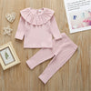 0 3Y Toddler Baby Girl Clothes Sets Solid Knitted