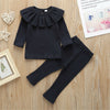 0 3Y Toddler Baby Girl Clothes Sets Solid Knitted