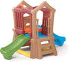 Play up Double Slide Climber, Kids Outdoor Playset, Backyard