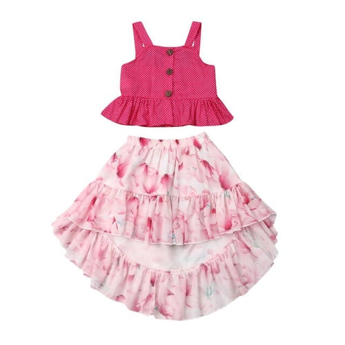 1 6Y Summer Toddler Baby Girl Holiday Boho Clothes