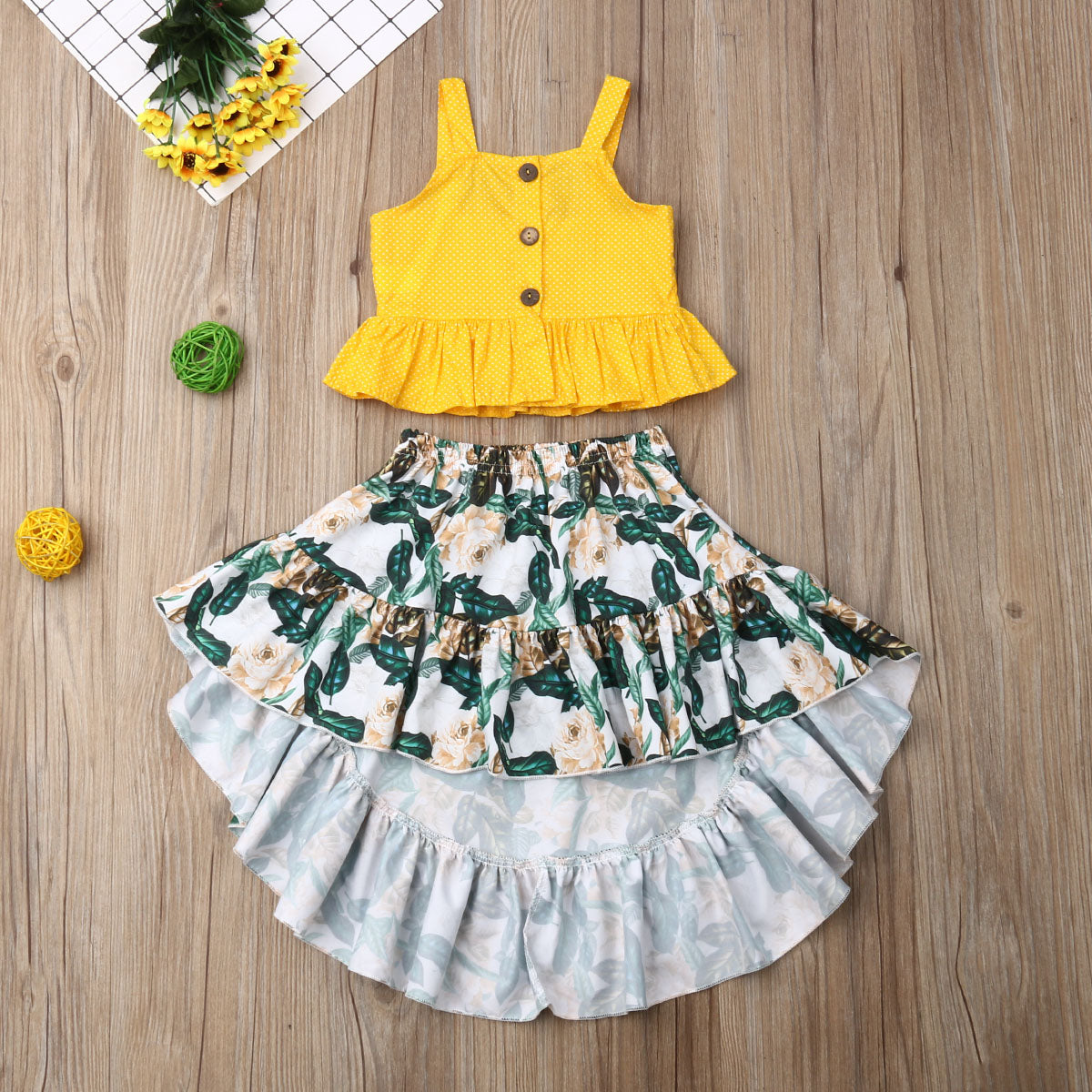 1 6Y Summer Toddler Baby Girl Holiday Boho Clothes