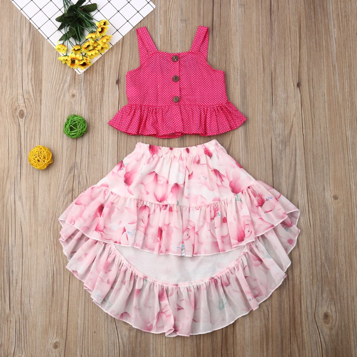 1 6Y Summer Toddler Baby Girl Holiday Boho Clothes