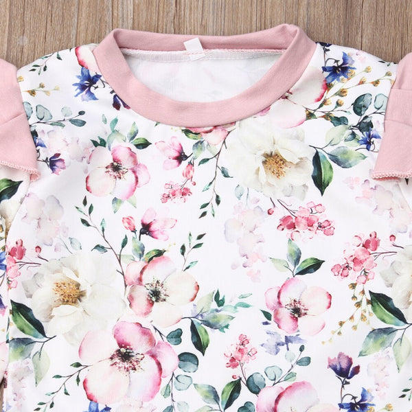 Autumn Toddler Baby Girl Clothes Sets Ruffles