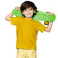 Generic Boys Cotton Plain Half Sleeve TShirt (Yellow)