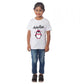 Generic Girls Cotton Adelie Half Sleeve TShirt (White)