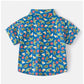 Generic Boy's Cotton Blend Printed Short Sleeve Shirt (MultiColor)