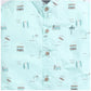 Generic Boy's Cotton Blend Printed Short Sleeve Shirt (MultiColor)