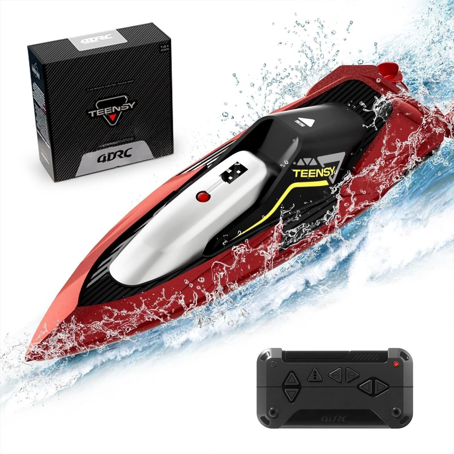 Fast RC Boat For Pools And Lakes, 2.4 GHz 20- MPH Racing Boats