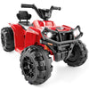 Best Choice Products 12V Kids Ride-On Electric ATV 4-Wheeler Quad Car Toy w/Bluetooth Audio 2.4mph Max Speed Treaded Tires LED Headlights Radio - Red