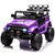 Ride On Truck Car 12V Electric Vehicle w/Remote Control 3 Speeds LED Lights Music Spring Suspension Ride on Car for Kids