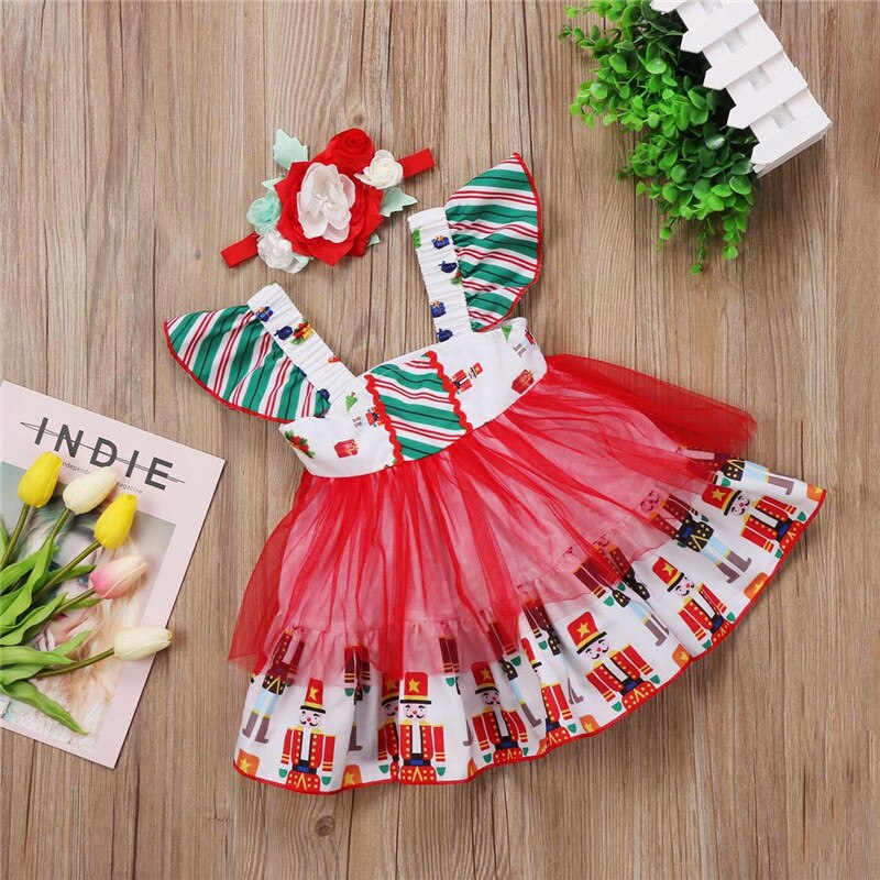 Baby Girl Chrustmas Clothes Dress Toddler Children