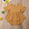 Baby Toddler Girls Clothes Mini Ruffled sleeve