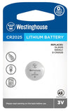 Westinghouse CR2025 3V Lithium Primary Coin Cell Battery - Non
