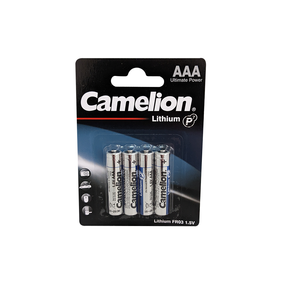 Camelion AAA P7 Lithium Primary 4pk - Non Rechargeable