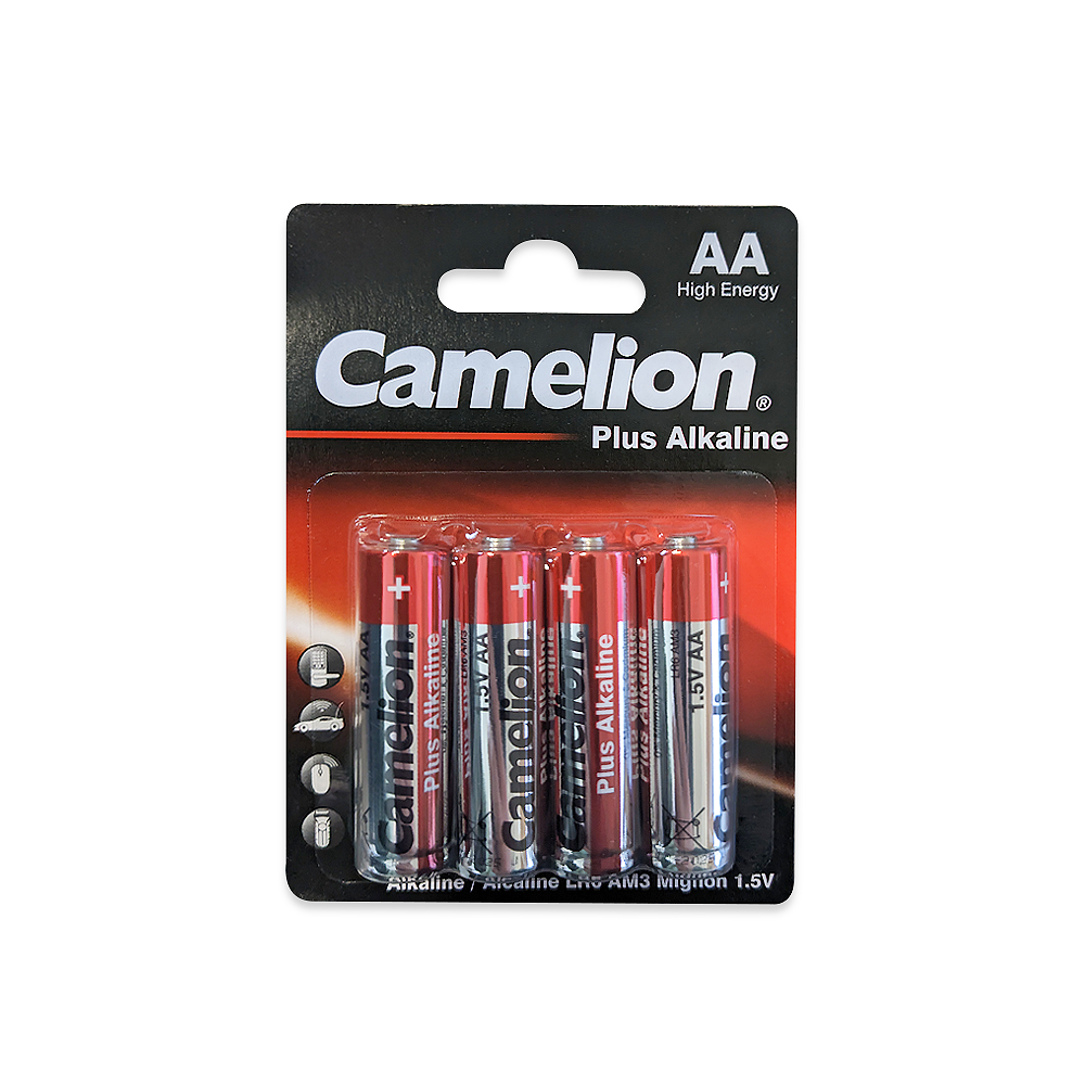 Camelion AA Plus Alkaline Blister Pack of 4