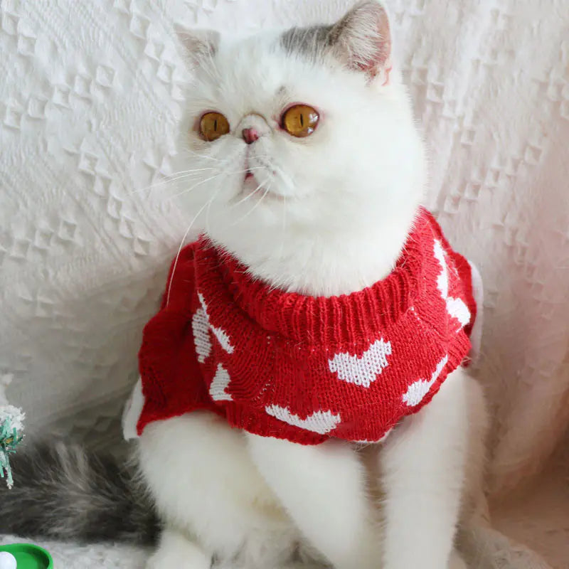 cat christmas sweater dress Pink Queen 2025 Christmas Chunky Knit Turtleneck Sweater Dress with Pockets, Women's, Size: Small, Red