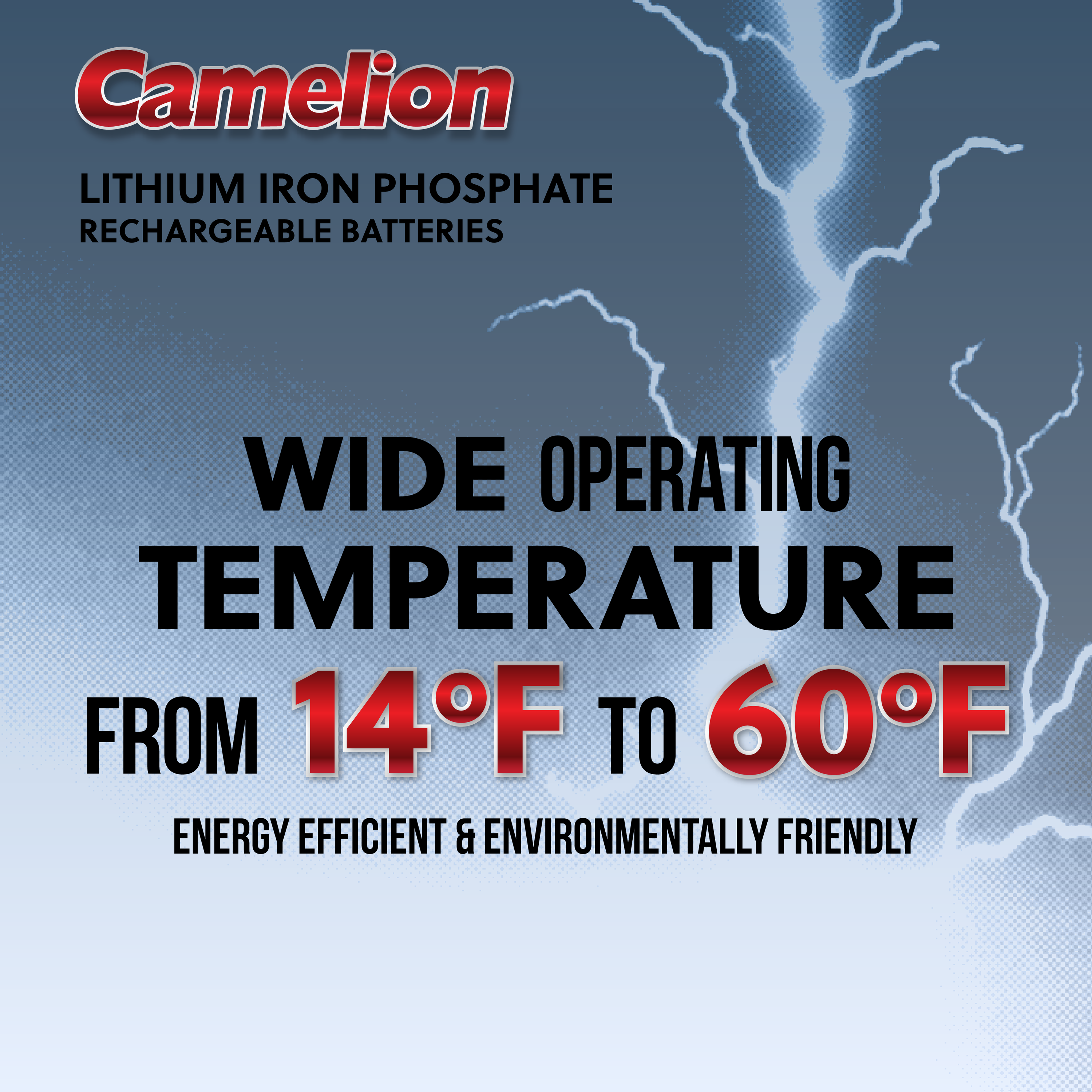 Camelion IFR14430 Lithium Iron Phosphate Rechargeable Battery 400mAh