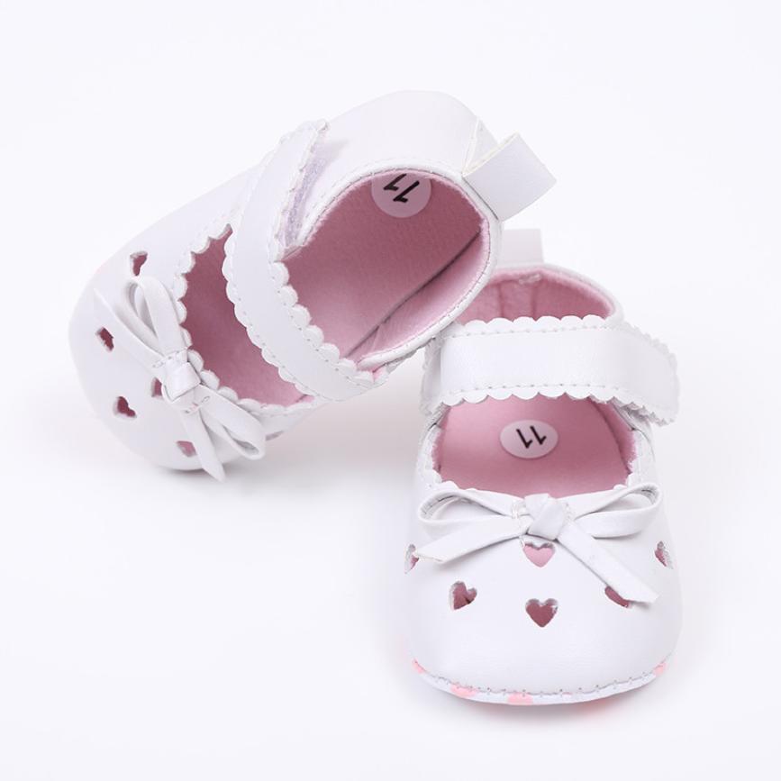 Newborn Infant Baby Girls Crib Shoes Soft Sole
