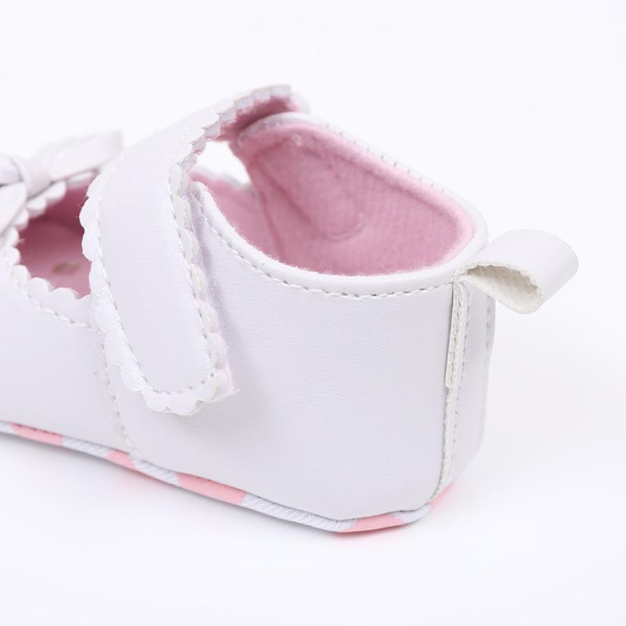 Newborn Infant Baby Girls Crib Shoes Soft Sole