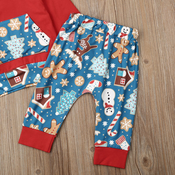 Newborn Toddler Baby Boy Xmas Clothes Sets 0 3Y