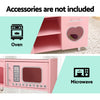 Keezi Kids Kitchen Play Set Wooden Pretend Toys Cooking Children