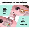 Keezi Kids Kitchen Play Set Wooden Pretend Toys Cooking Children