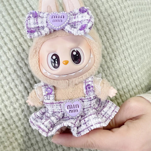 Labubu Doll Clothes Outfit Accessories for 15-17cm Labubu Clothes