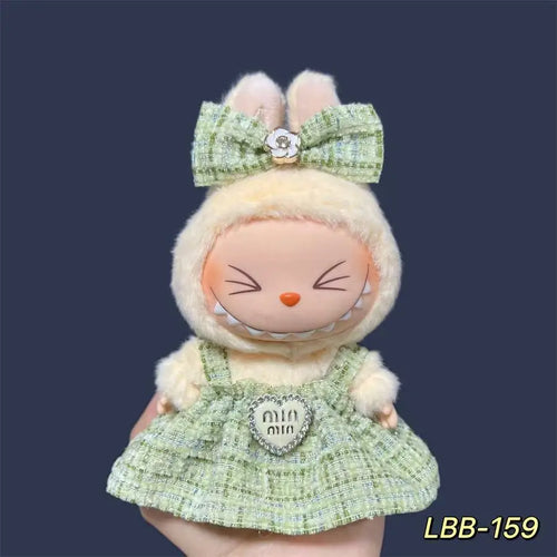 17cm Fashion Doll labubu Clothing Accessories Set Suitable for Boys
