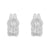 PopMart Monster Labubu V1 V2 Sit Party Transparent Protective Shell