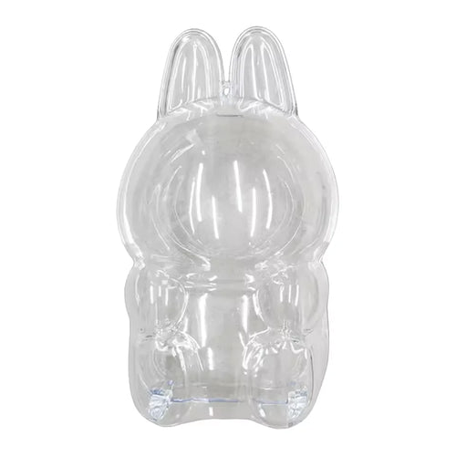 PopMart Monster Labubu V1 V2 Sit Party Transparent Protective Shell